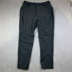Lululemon Mens Sweatpants XL Gray Heather Cross Cut Pant Tapered Stretch 31"